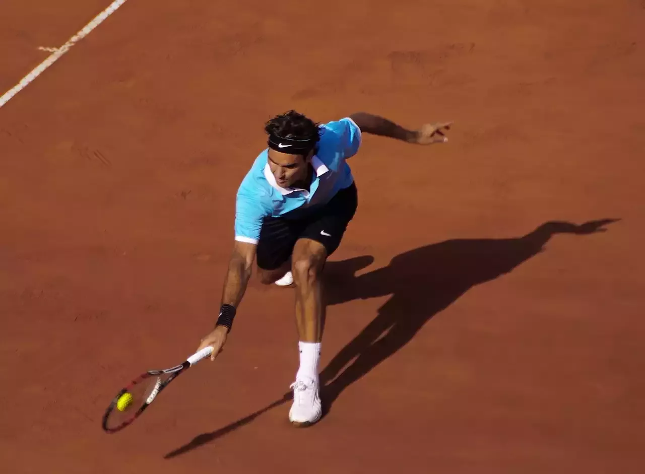 L'éclat de Roger Federer sur le court de tennis